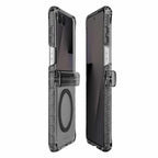 ITSKINS Hybrid_R Hinge Clear w/Magnets Case Smoke for Samsung Galaxy Z Flip8