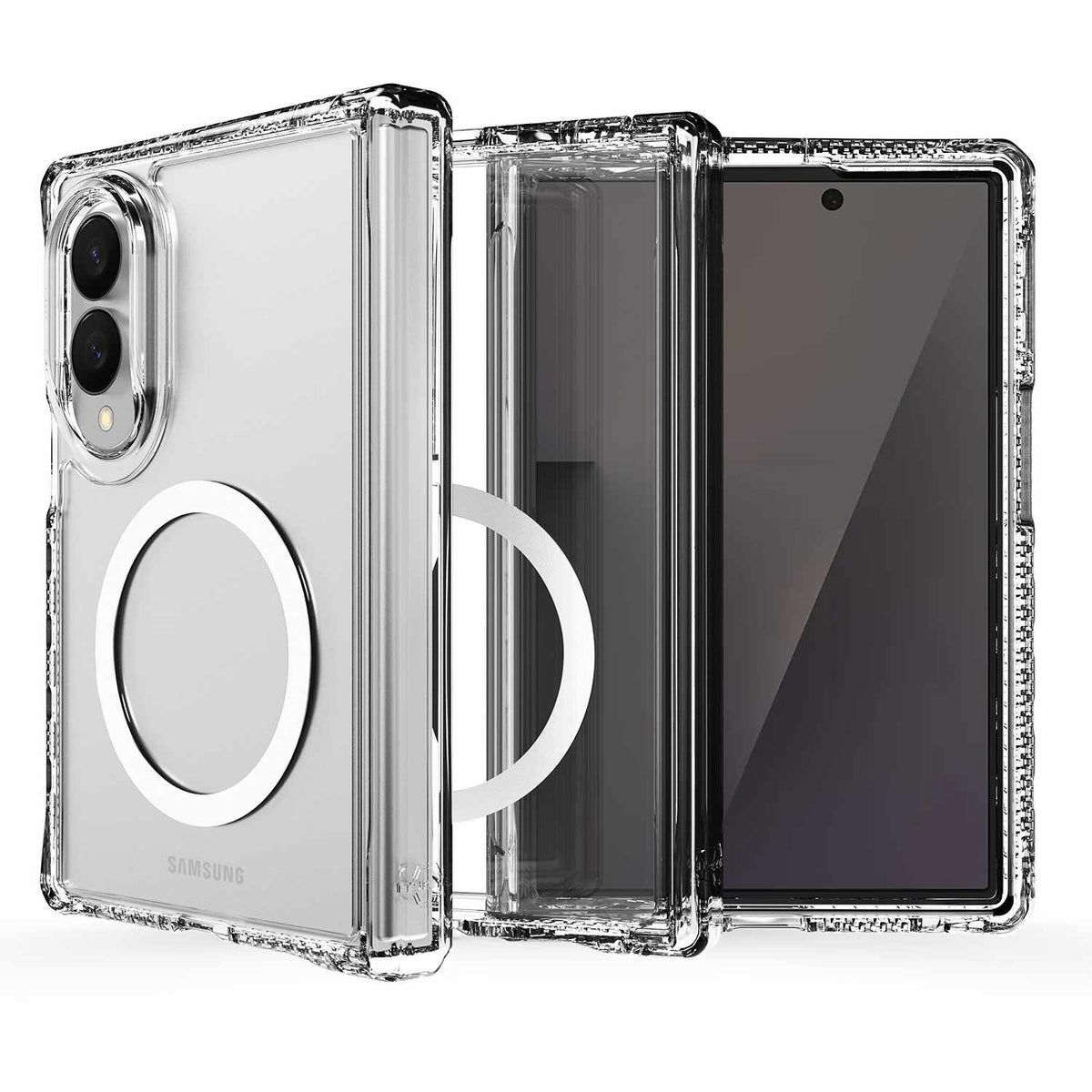 ITSKINS Hybrid_R Hinge Clear w/Magnets Case for Samsung Galaxy Z Fold8