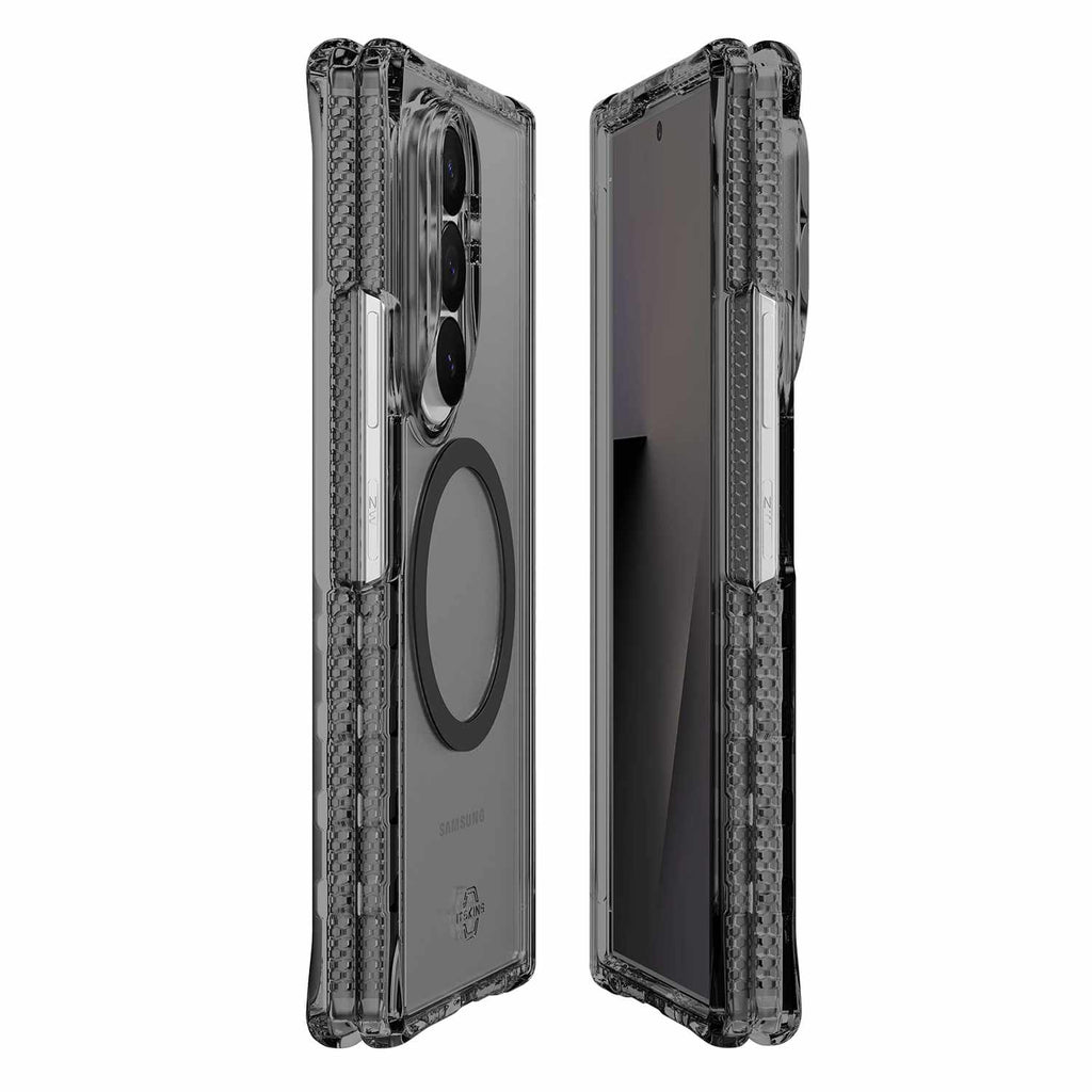 ITSKINS Hybrid_R Hinge Clear w/Magnets Case Smoke for Samsung Galaxy Z Fold8 Ultra