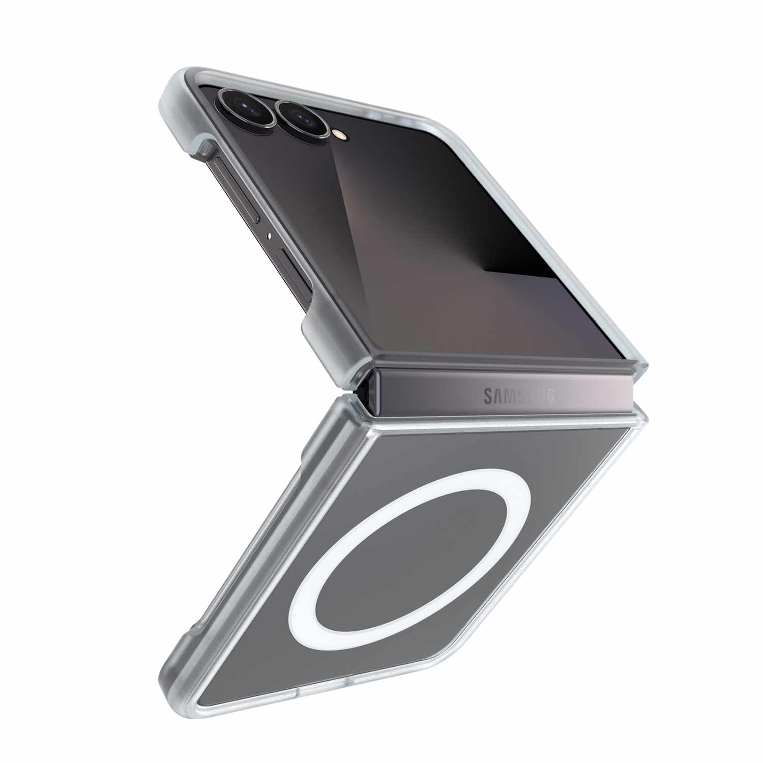 OtterBox Thin Flex Case w/Magnets Clear w/Blue Tint for Samsung Galaxy Z Flip8
