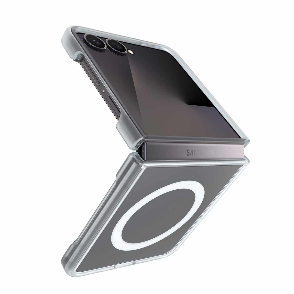 OtterBox Thin Flex Case w/Magnets Clear w/Blue Tint for Samsung Galaxy Z Flip8