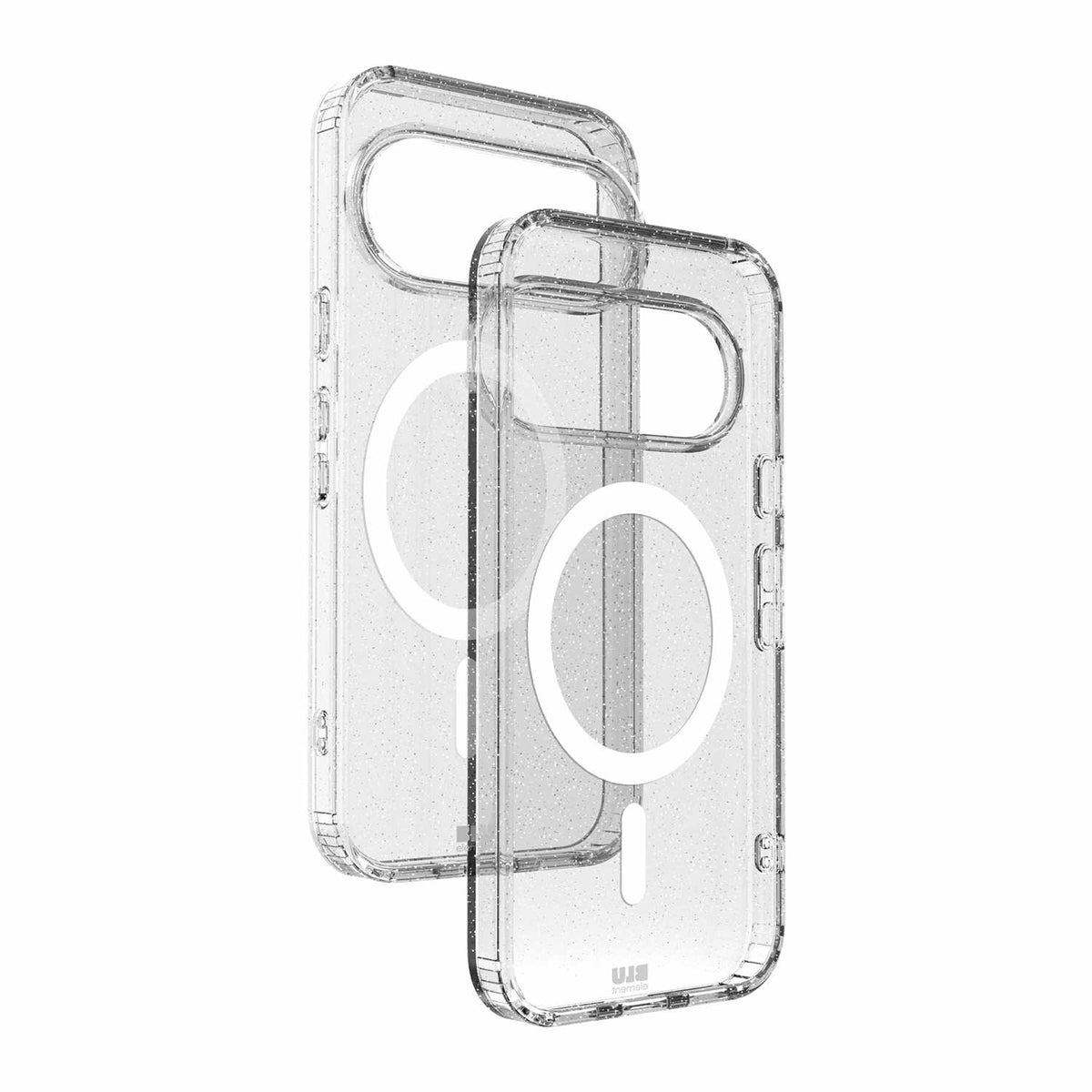 Blu Element Dropzone Rugged Glitter Case w/Magnets Clear for Google Google Pixel 11/Pixel 11 Pro