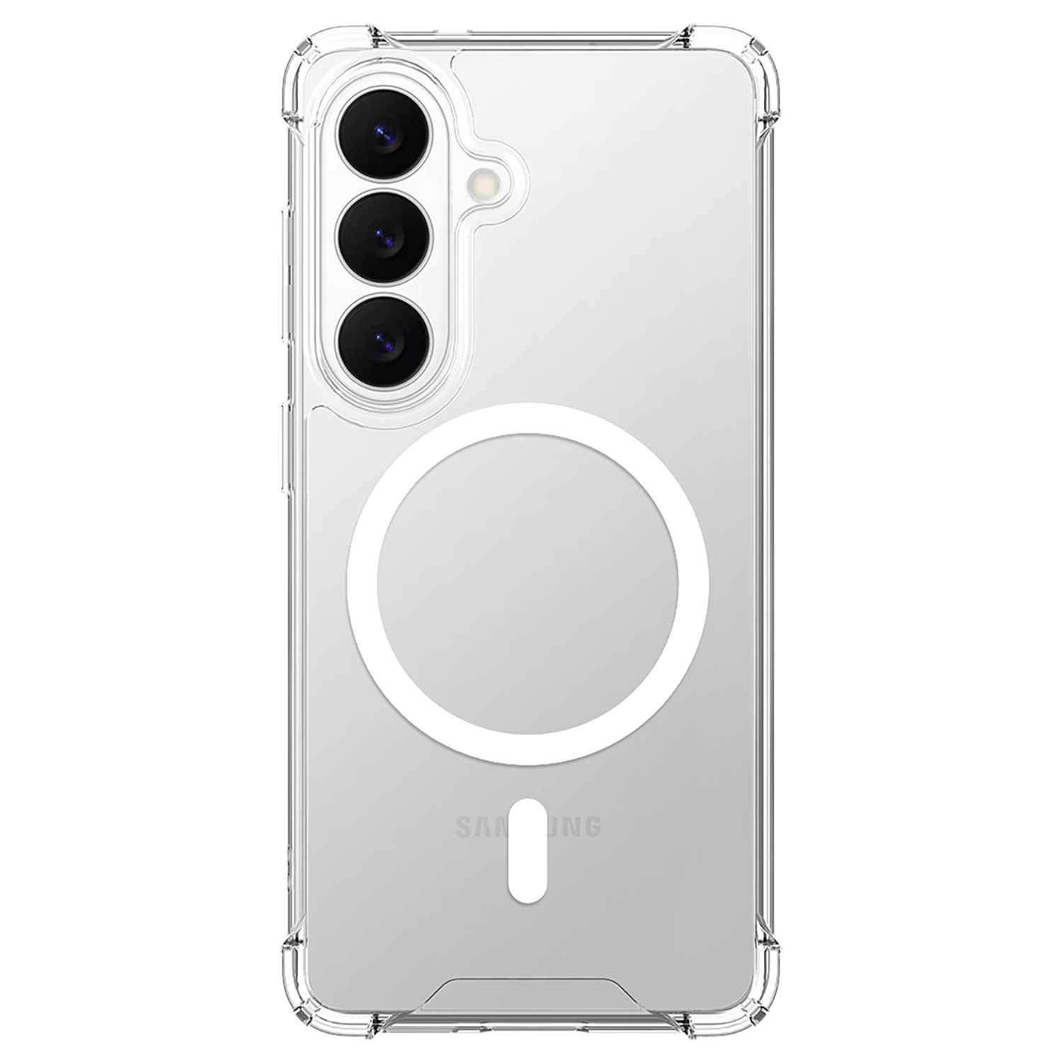 Blu Element DropZone Rugged Case w/Magnets Clear for Samsung Galaxy S26 FE/Galaxy S25 FE