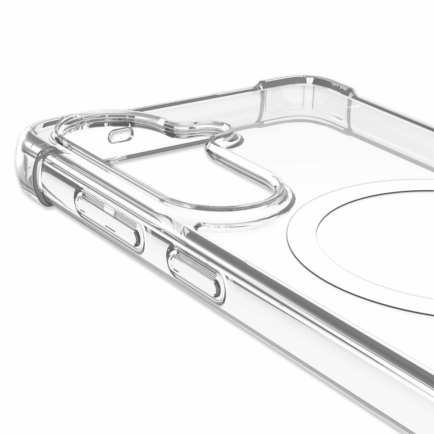 Blu Element DropZone Rugged Case w/Magnets Clear for Samsung Galaxy S26 FE/Galaxy S25 FE