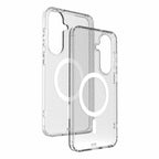 Blu Element Dropzone Rugged Glitter Case w/Magnets Clear for Samsung Galaxy S26 FE/Galaxy S25 FE