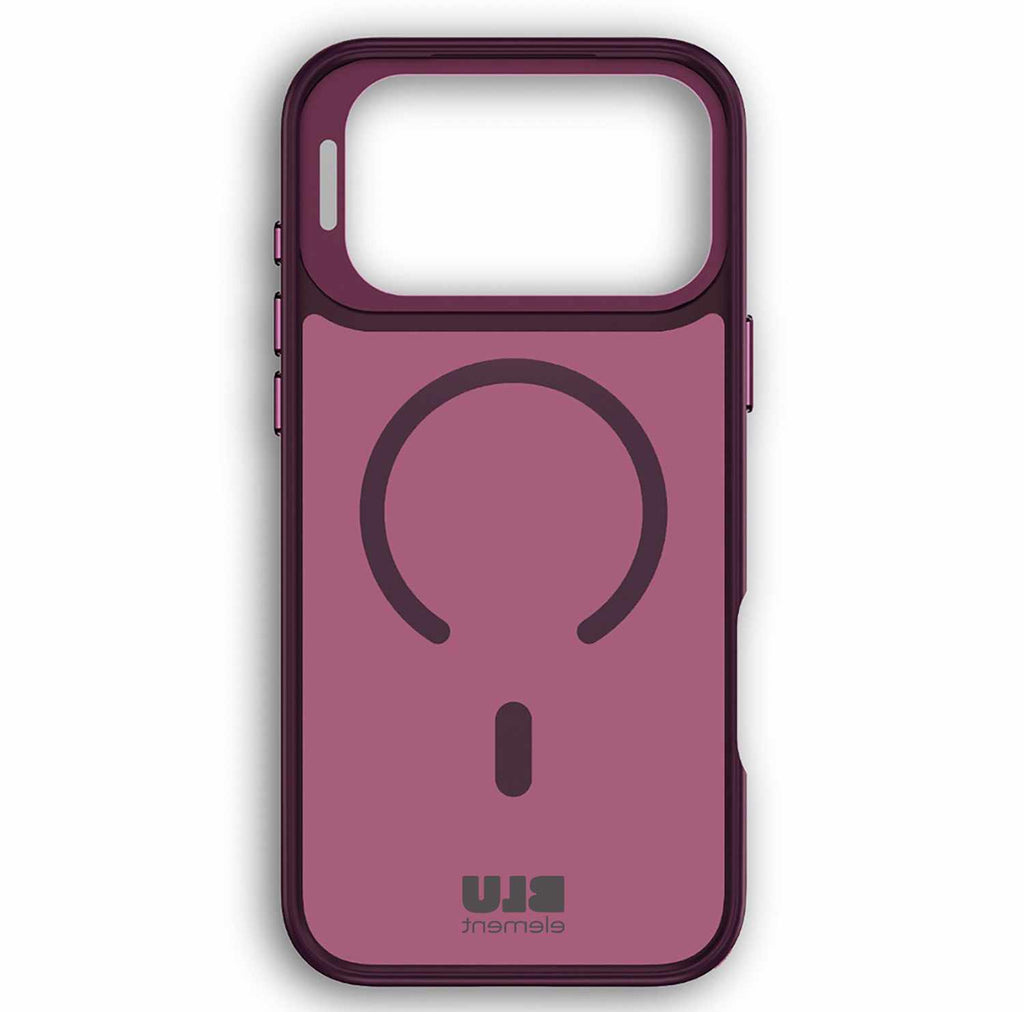 Blu Element Chromatic Kick MagSafe Case Burgundy for iPhone 18 Pro/17 Pro