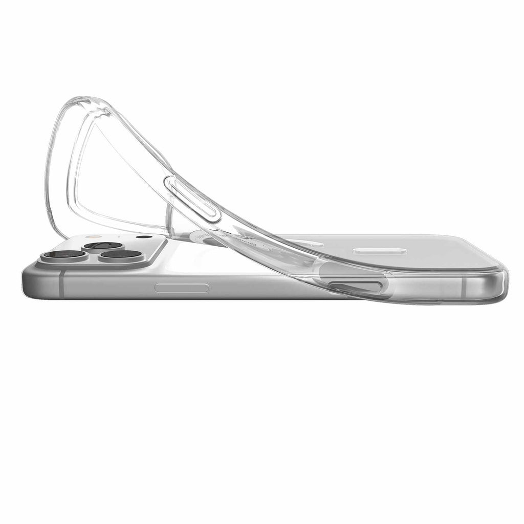 Spigen Crystal Flex MagFit Case Clear White for iPhone 18 Pro/17 Pro