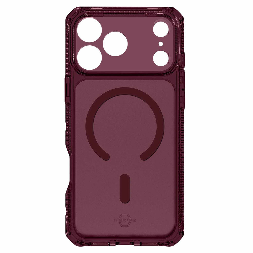 ITSKINS Hybrid_R Vapor MagSafe Case Plum for iPhone 18 Pro Max/17 Pro Max