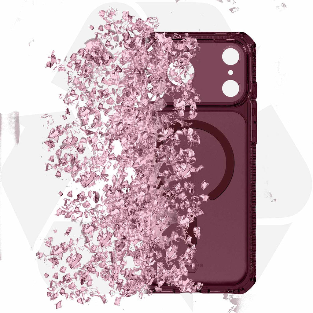ITSKINS Hybrid_R Vapor MagSafe Case Plum for iPhone 18 Pro Max/17 Pro Max