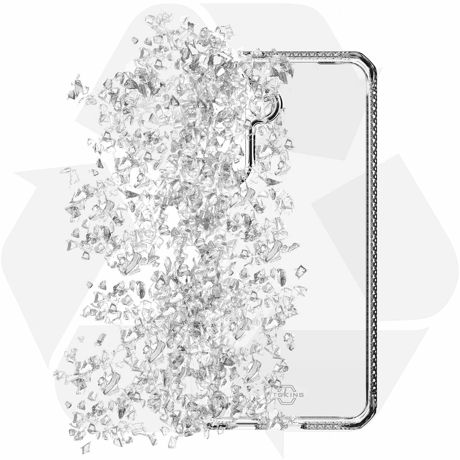 ITSKINS Spectrum_R Clear Case for Samsung Galaxy S26 FE/Galaxy S25 FE