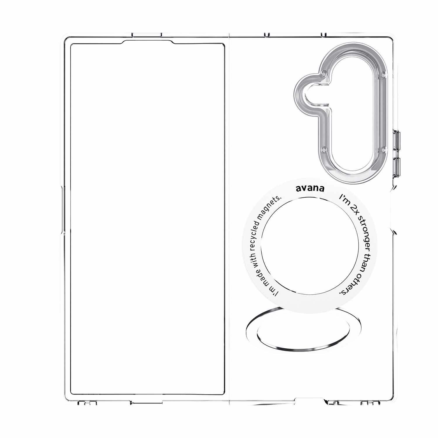 Avana Tootsie Stand Case w/Magnets Ice for Samsung Galaxy Z Fold8 Ultra