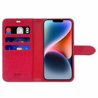 Blu Element Folio 2-in-1 Case Dark Red for iPhone 16e/15/14/13