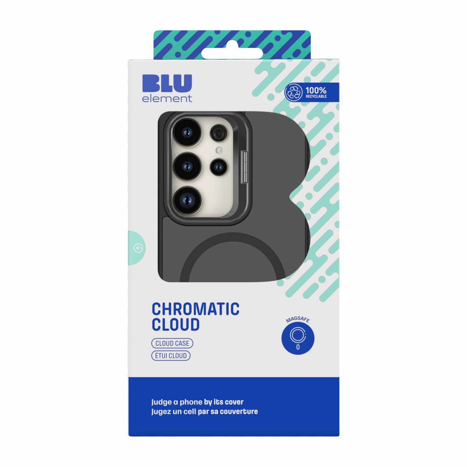 Blu Element Chromatic Kick MagSafe Case Black for iPhone 17e/16e/15/14/13