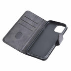 Blu Element Vegan Leather Folio Wallet Case Black for iPhone 16e/15/14/13