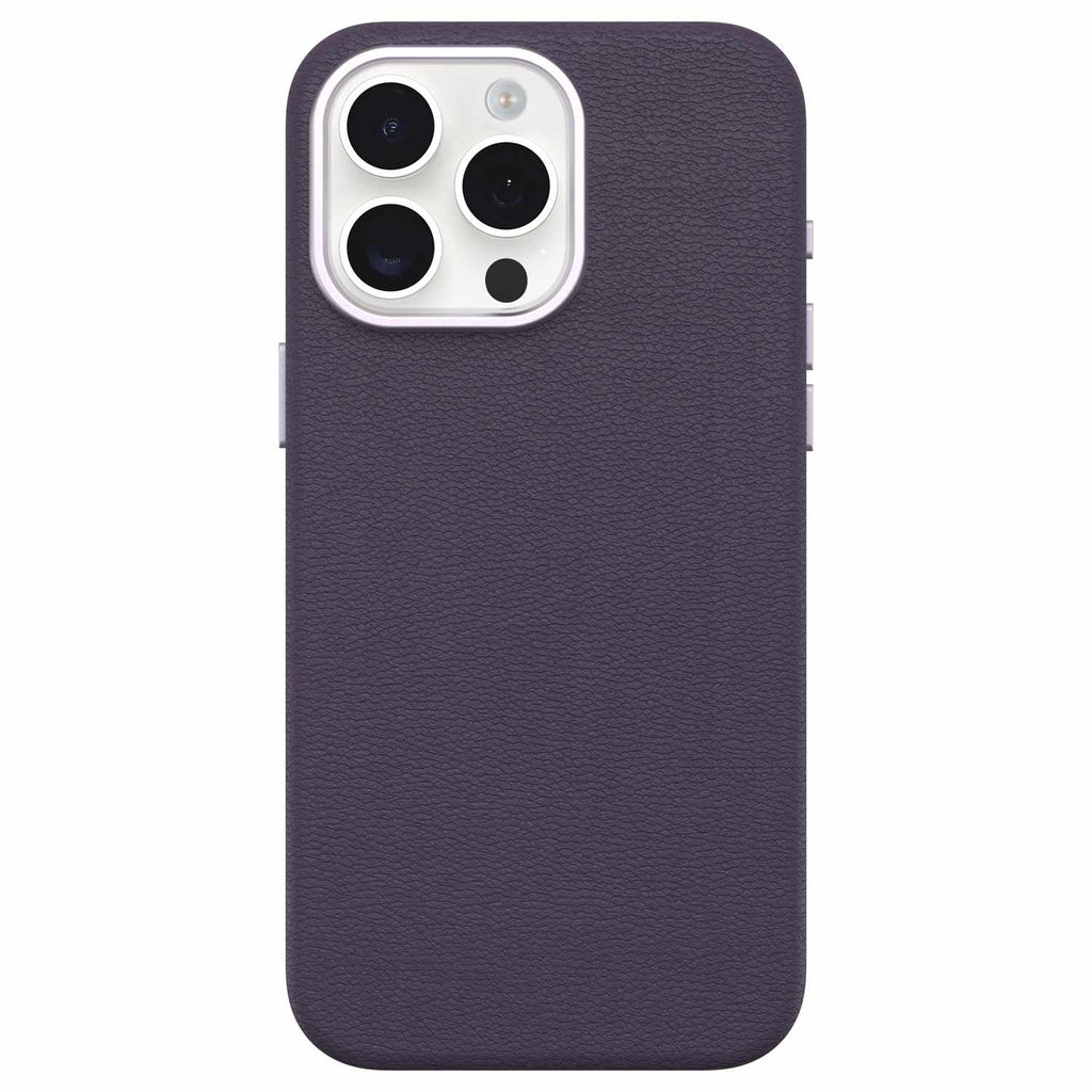 7795576 Symmetry Cactus Leather MagSafe Case iPhone 15 Pro Max Plum Luxe