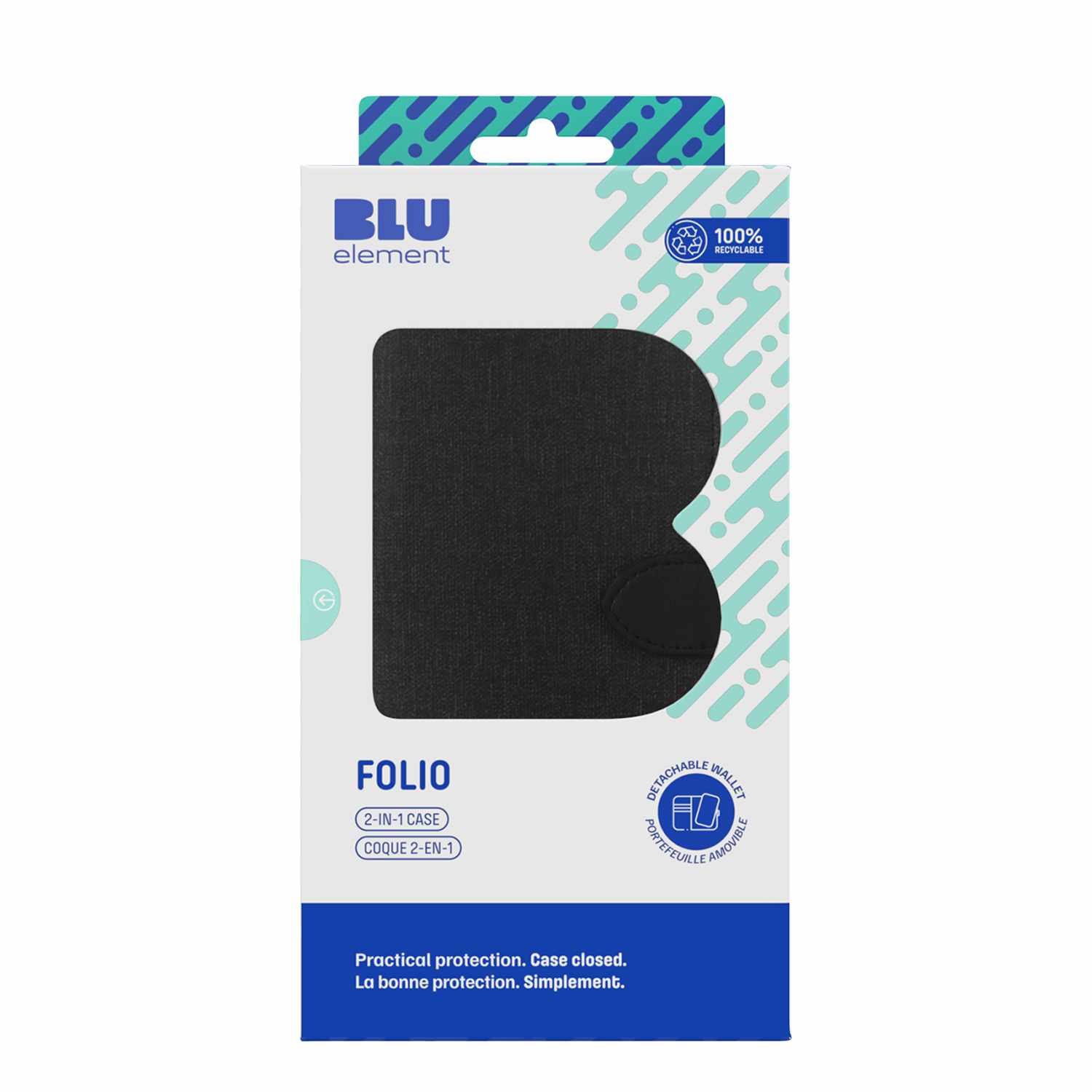 Blu Element Folio 2-in-1 Case Black for Google Pixel 9/9 Pro