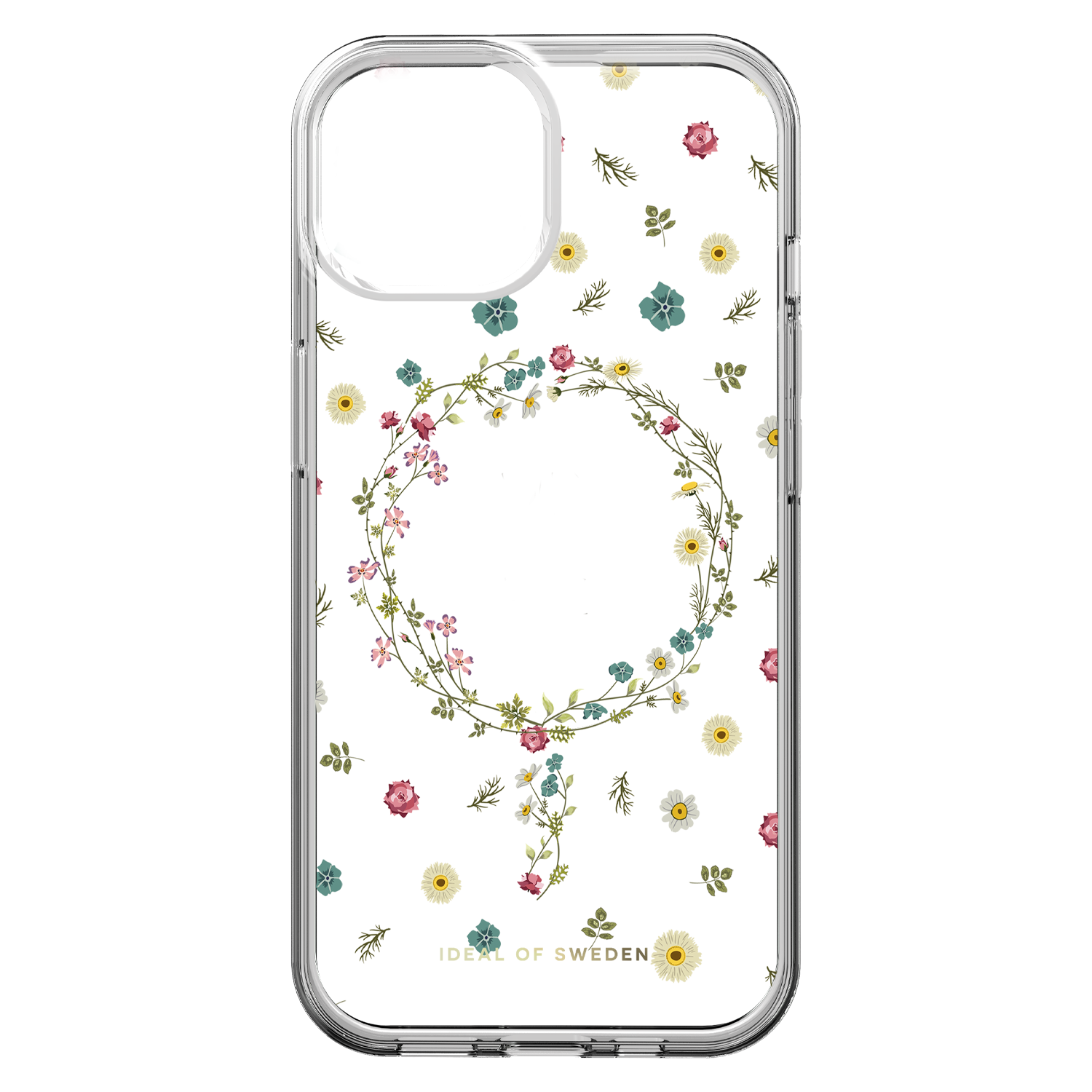 Ideal of Sweden Clear MagSafe Mid Case Petite Floral for iPhone 17e/16e/15/14/13