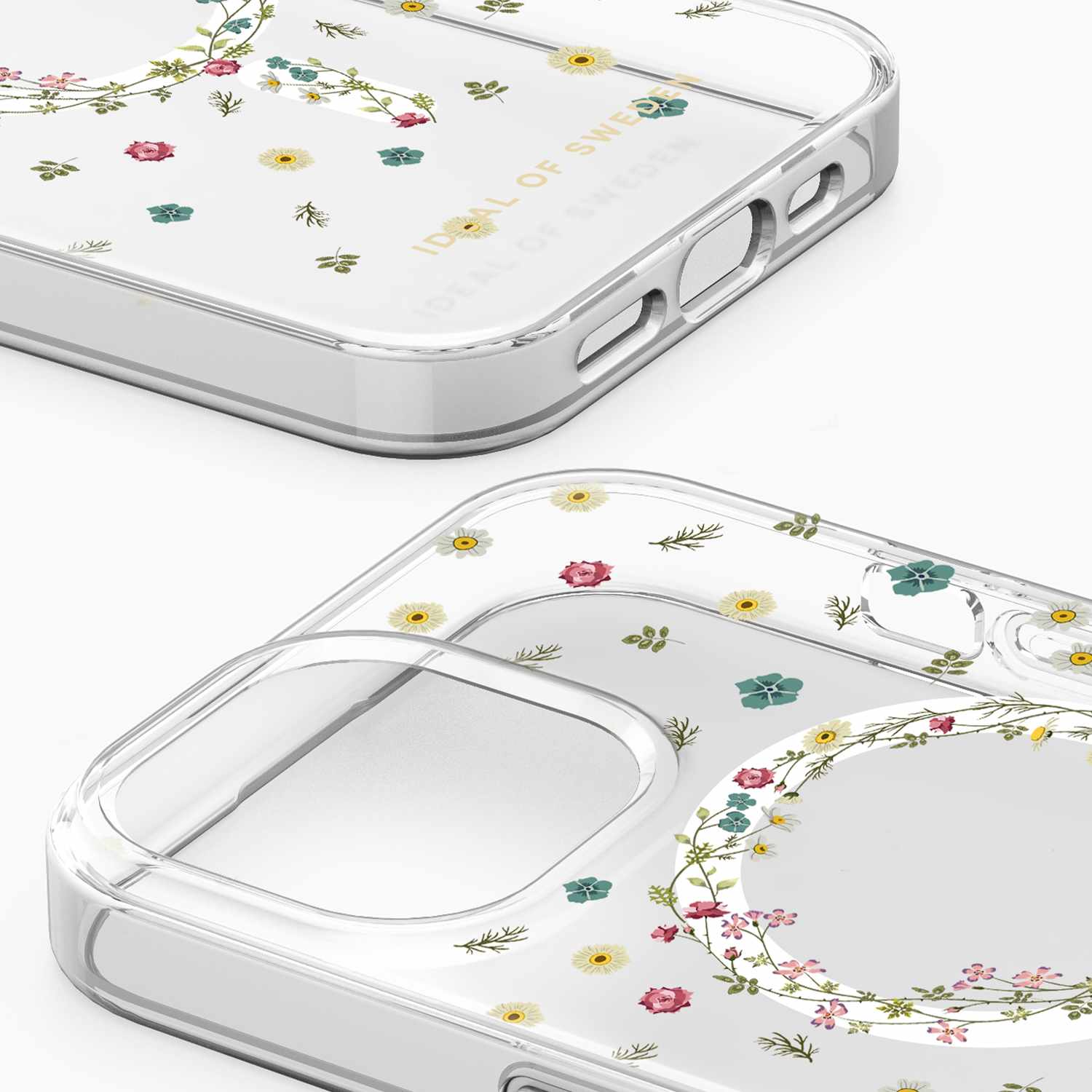 Ideal of Sweden Clear MagSafe Mid Case Petite Floral for iPhone 16e/15/14/13