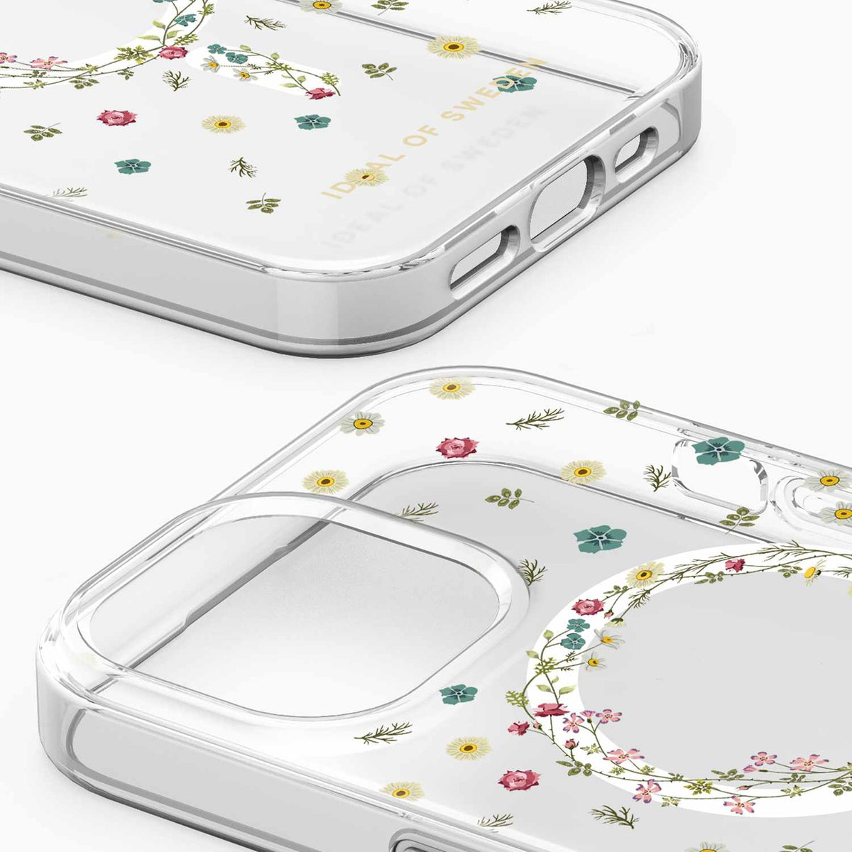 Ideal of Sweden Clear MagSafe Mid Case Petite Floral for iPhone 17e/16e/15/14/13
