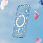 Ideal of Sweden Clear MagSafe Mid Case Petite Floral for iPhone 17e/16e/15/14/13