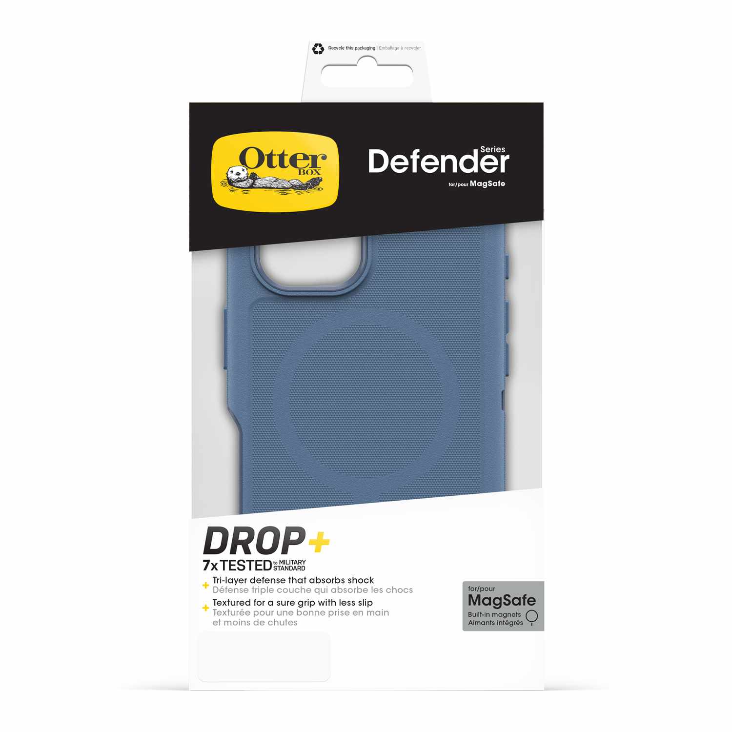OtterBox Defender Pro MagSafe Case Baby Blue Jeans for iPhone 16
