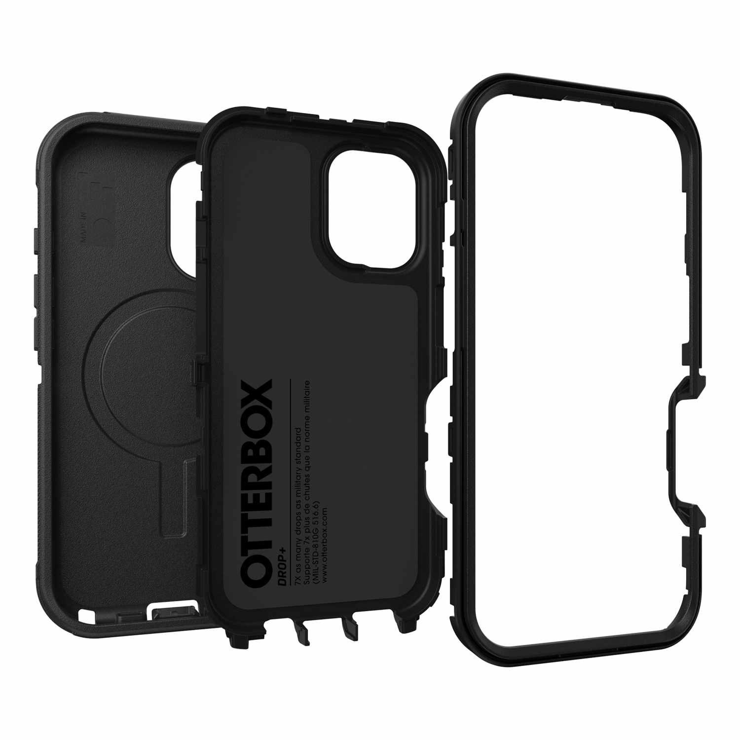 OtterBox Defender Pro MagSafe Case Black for iPhone 16 - GekkoTech