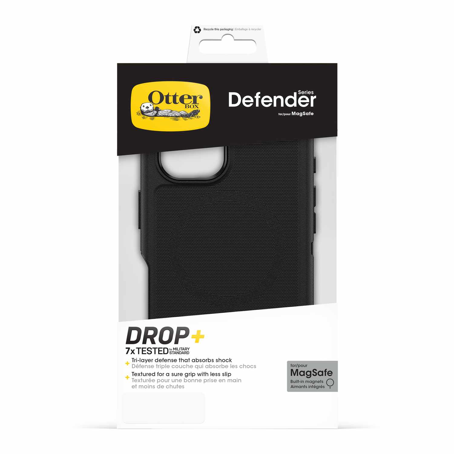 OtterBox Defender Pro MagSafe Case Black for iPhone 16 - GekkoTech