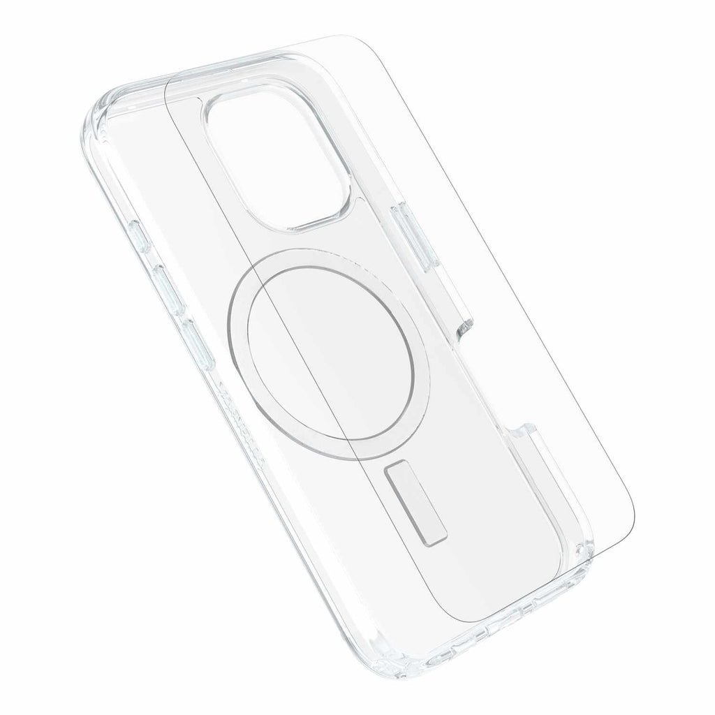 OtterBox Protection+Power Kit (Symmetry Clear MagSafe w/Glass + Wall Charger 30W White) for iPhone 16