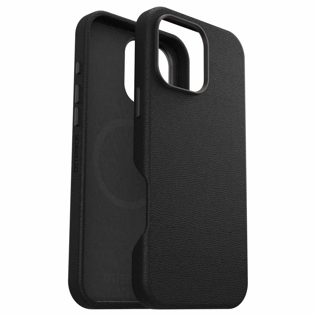 OtterBox Symmetry Cactus Leather MagSafe Case Noir Ash for iPhone 16 Pro Max