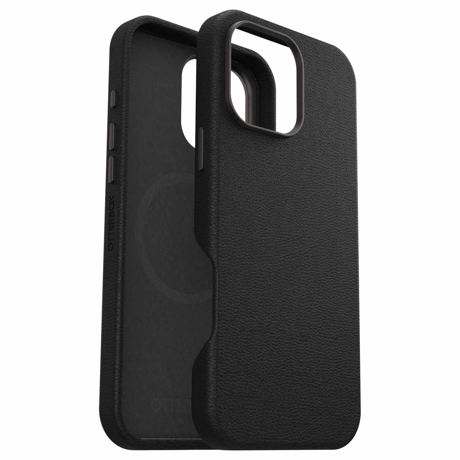 OtterBox Symmetry Cactus Leather MagSafe Case Noir Ash for iPhone 16 Pro Max