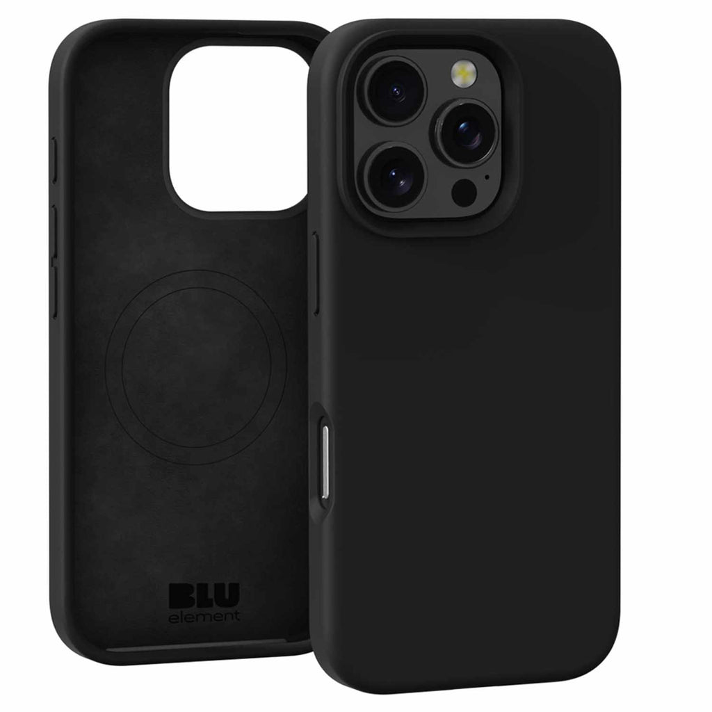 Blu Element Silicone MagSafe Case Black for iPhone 16 Pro Max