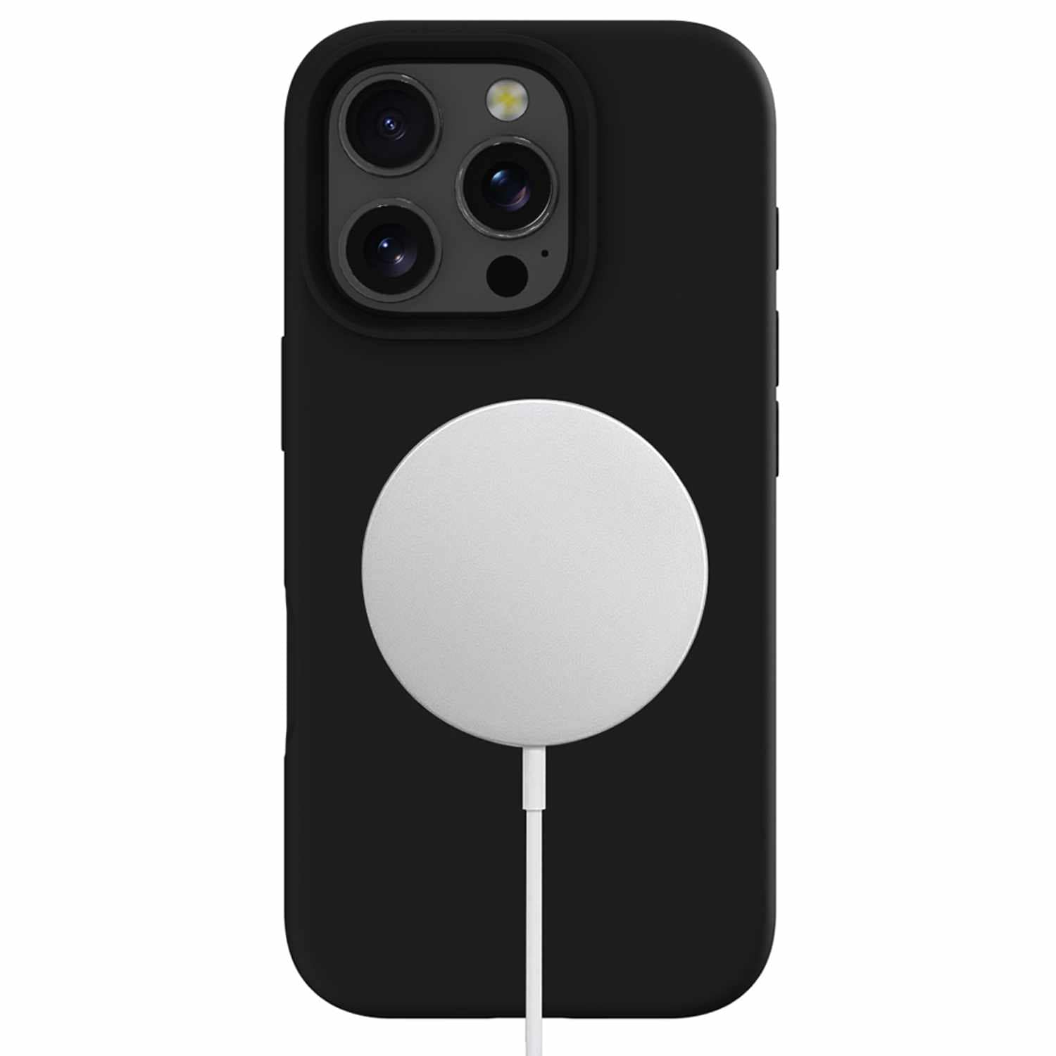 Blu Element Silicone MagSafe Case Black for iPhone 16 Pro Max