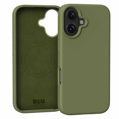 BESPIP161O2 Silicone MagSafe Case iPhone 16 Plus Olive