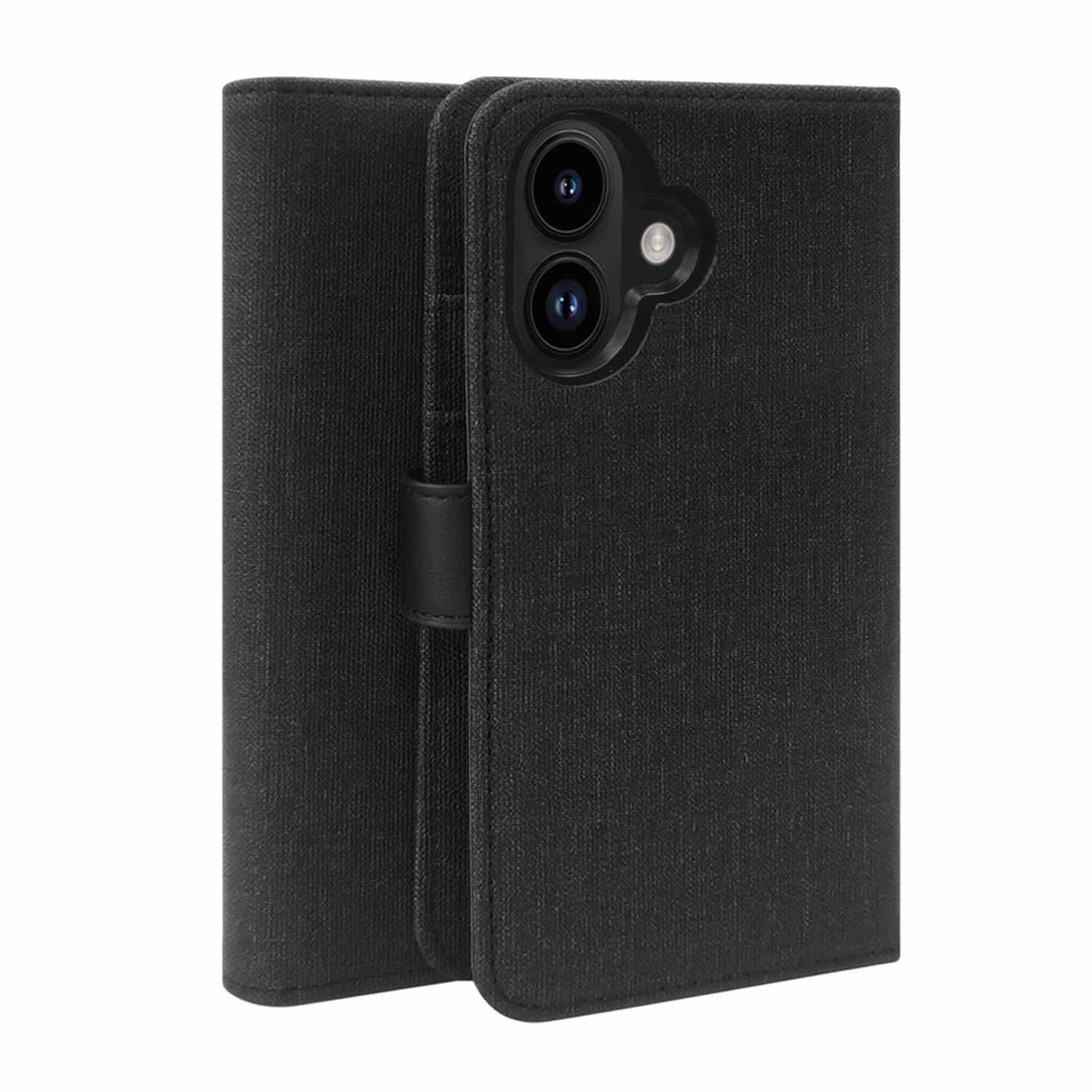 Blu Element Folio 2-in-1 Case Black for iPhone 16