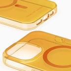 Ideal of Sweden Clear Case Mid MagSafe Orange Spritz for iPhone 16e/15/14/13