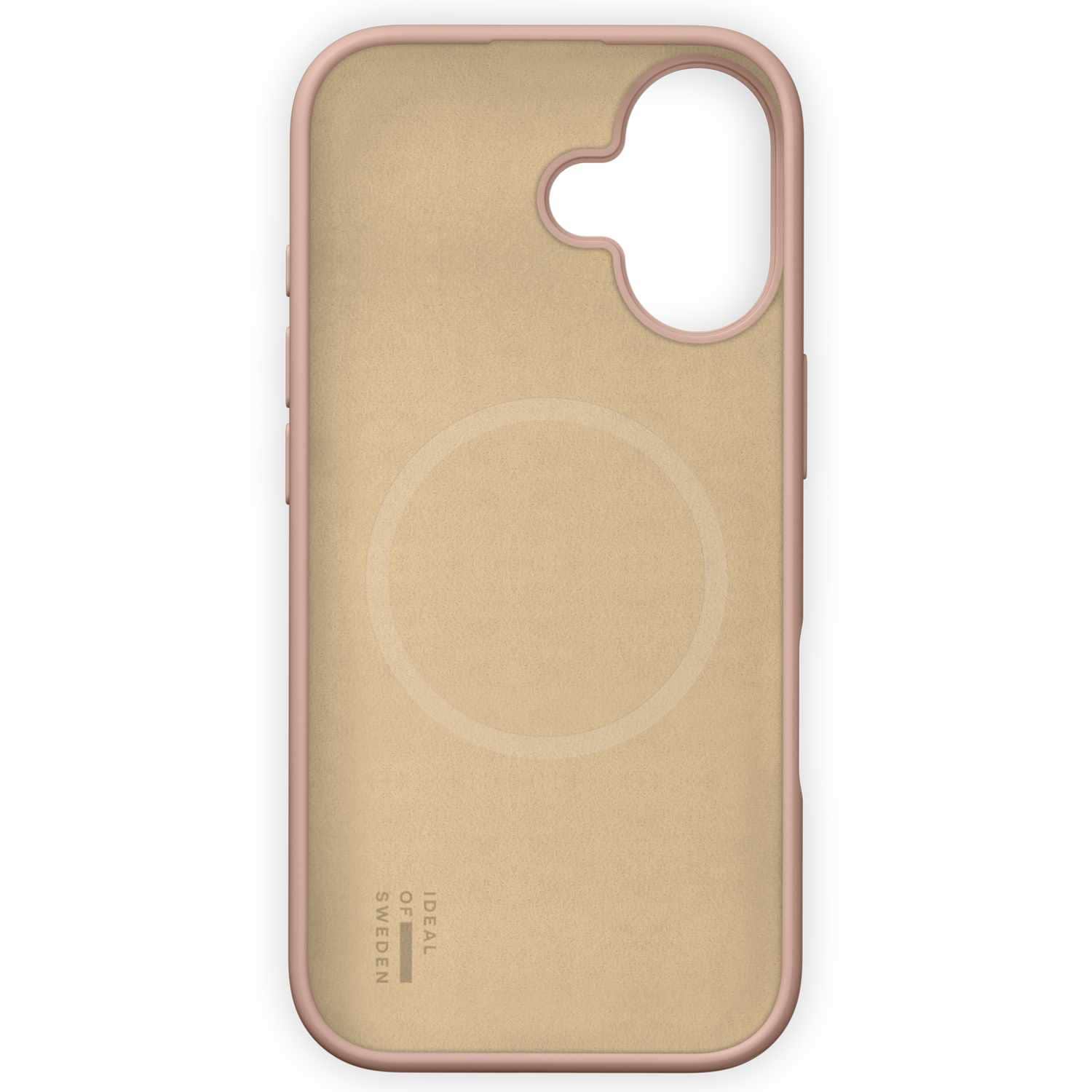 IDSICMSI2461408 Silicone Case MagSafe iPhone 16 Blush Pink