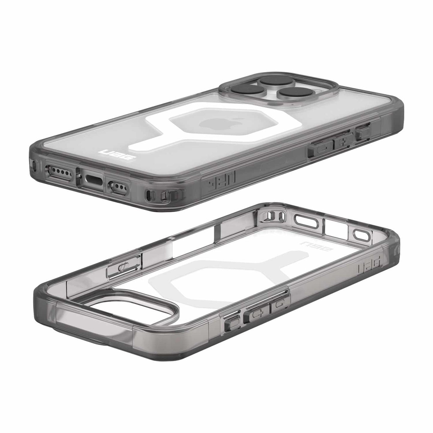 114480113141 Plyo MagSafe Rugged Case iPhone 16 Pro Ash/White