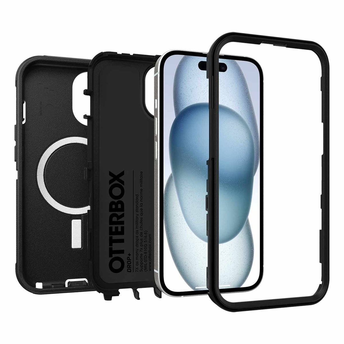 OtterBox Defender Pro MagSafe Case Black for iPhone 17e/16e/15/14/13