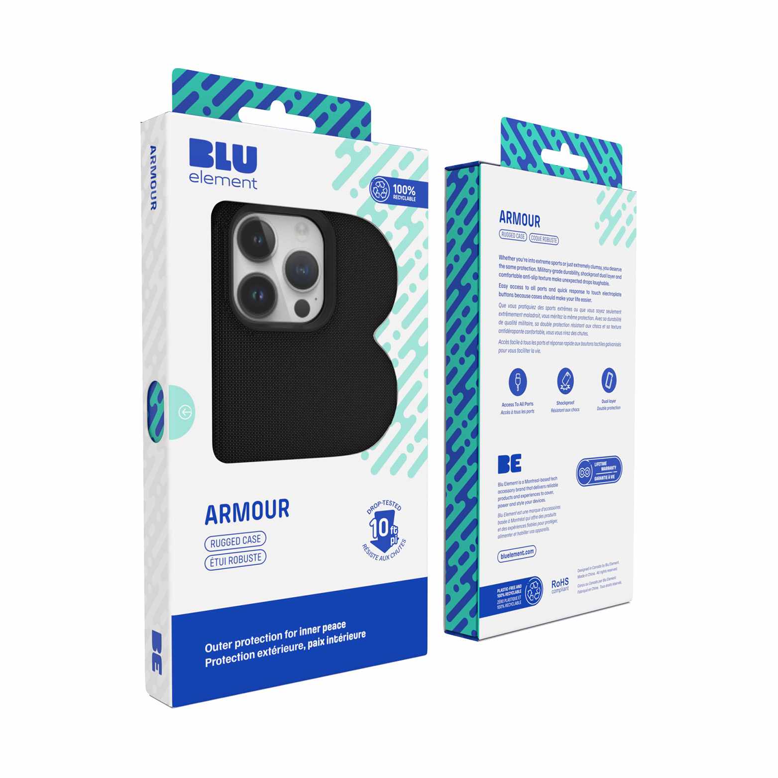 Blu Element Armour Rugged Case Black for Samsung Galaxy A16 5G