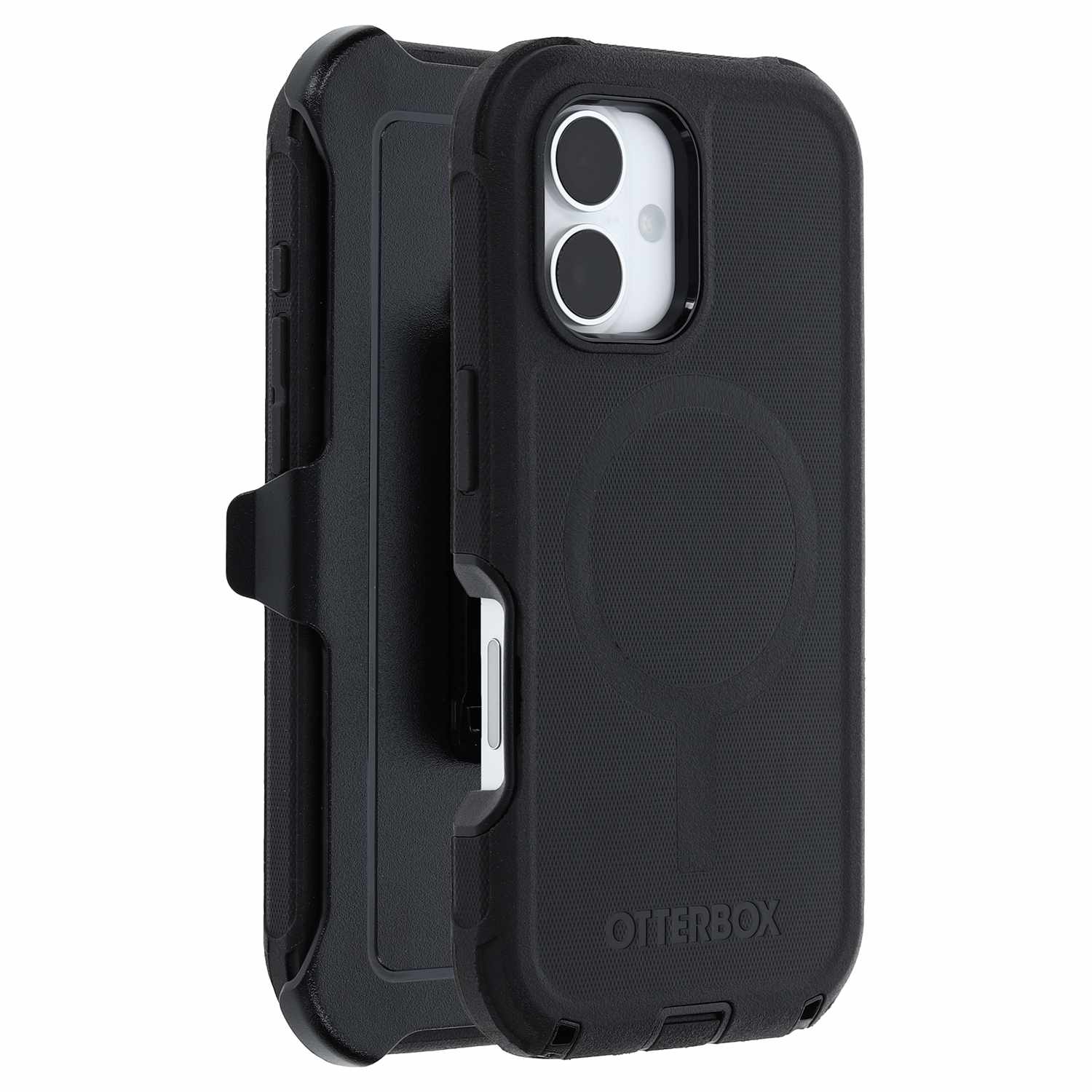 OtterBox Defender Pro MagSafe with Holster Black for iPhone 16 in Bulk Packaging