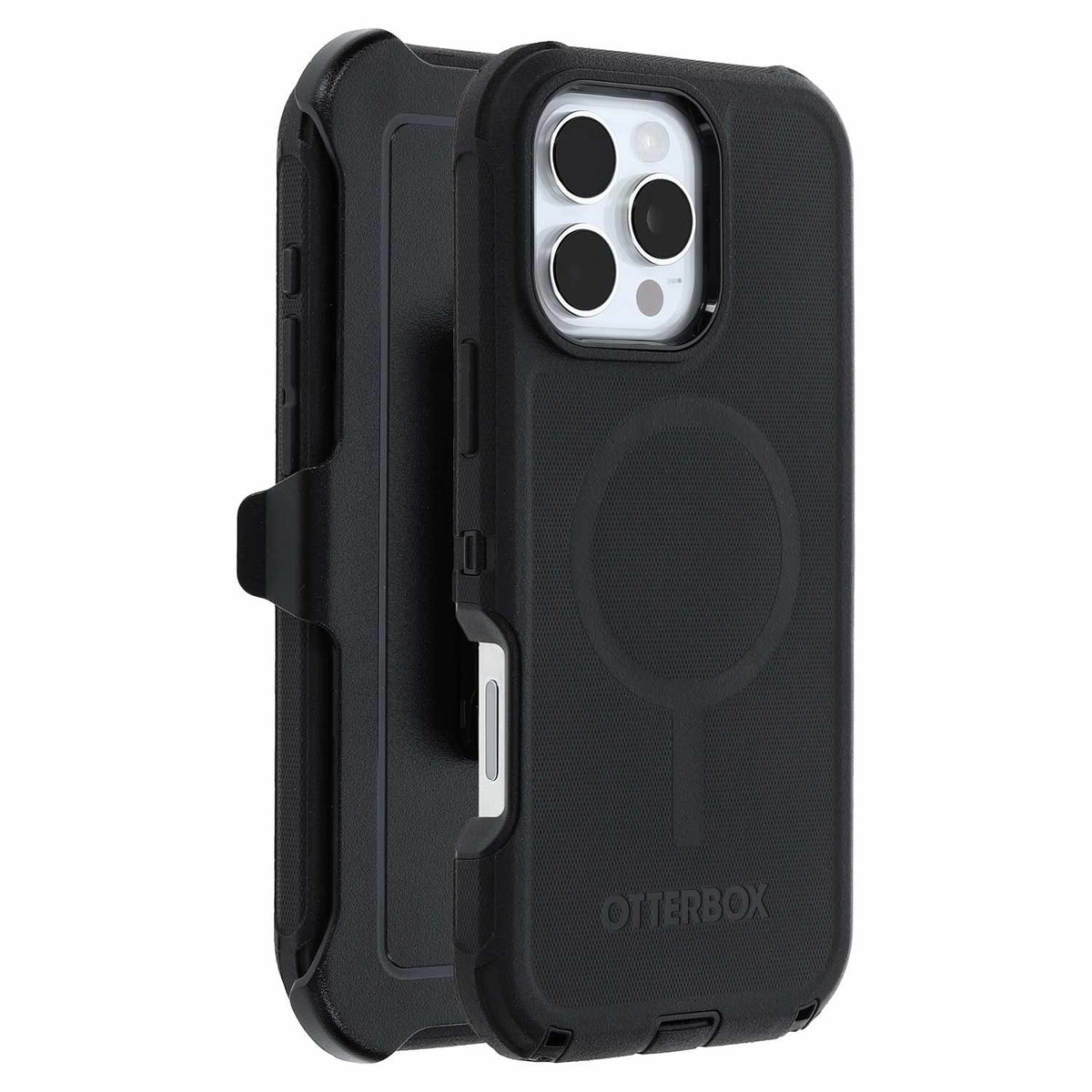OtterBox Defender Pro MagSafe with Holster Black for iPhone 16 Pro Max in Bulk Packaging