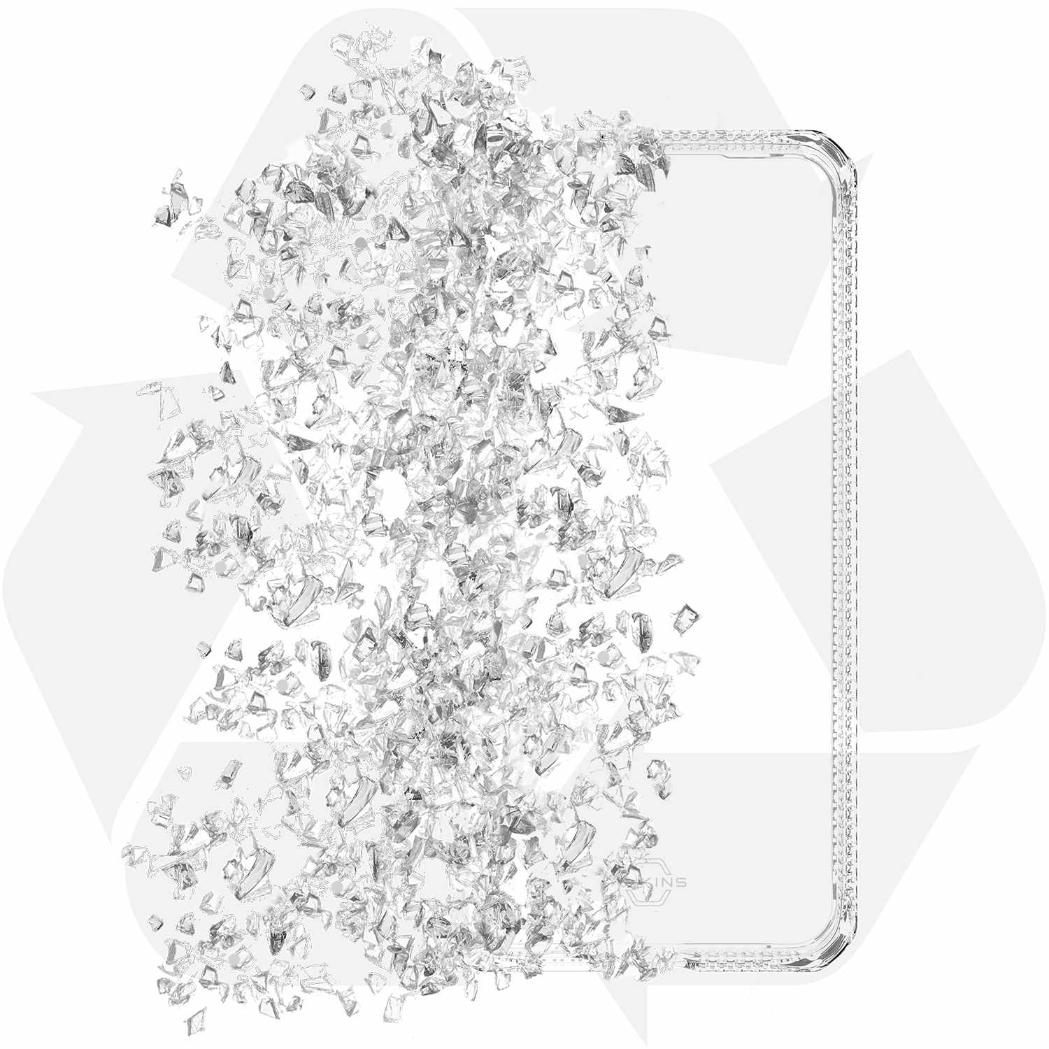 ITSKINS Spectrum_R Clear Case for Samsung Galaxy S25+