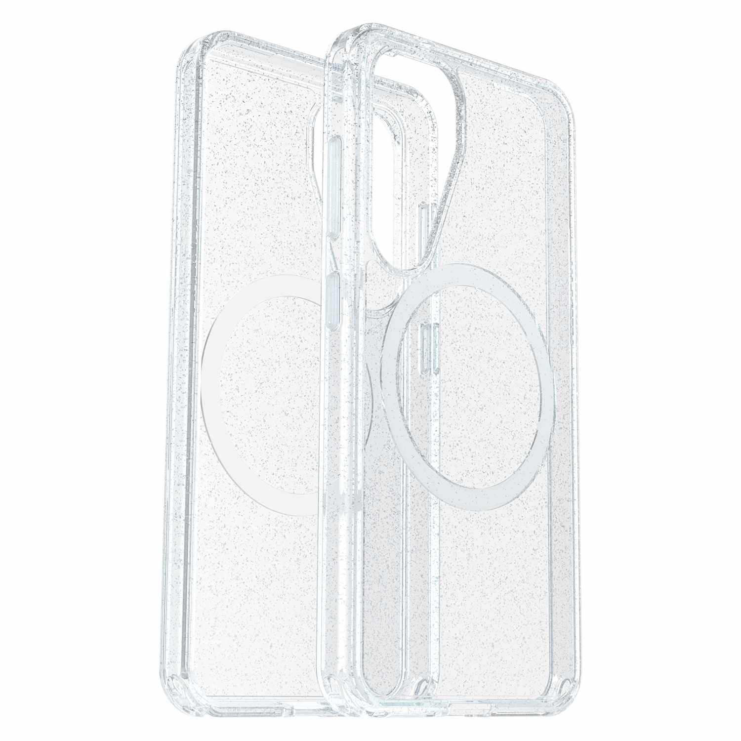 OtterBox Symmetry Clear Case w/Magnets Stardust with Blue Tint for Samsung Galaxy S25