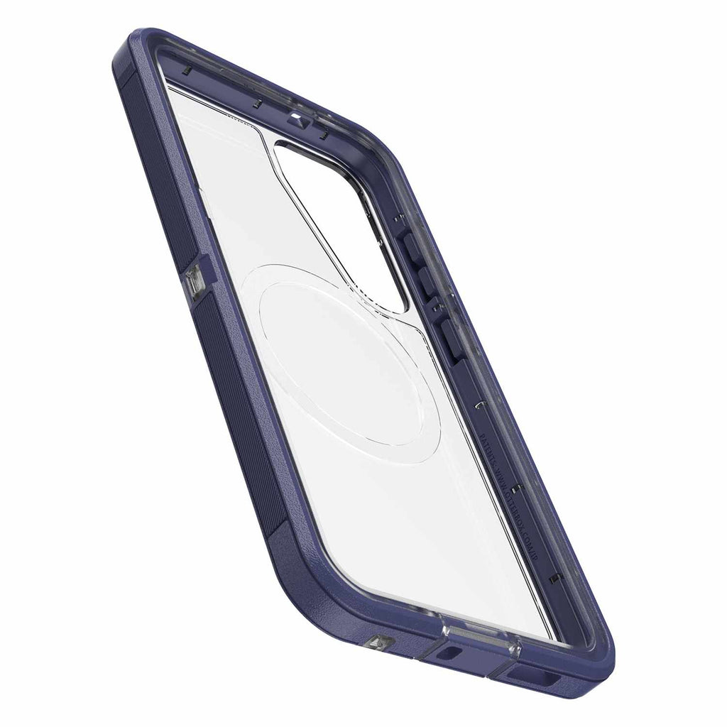 OtterBox Defender Pro XT Clear Case w/Magnets Violet Thunder for Samsung Galaxy S25+