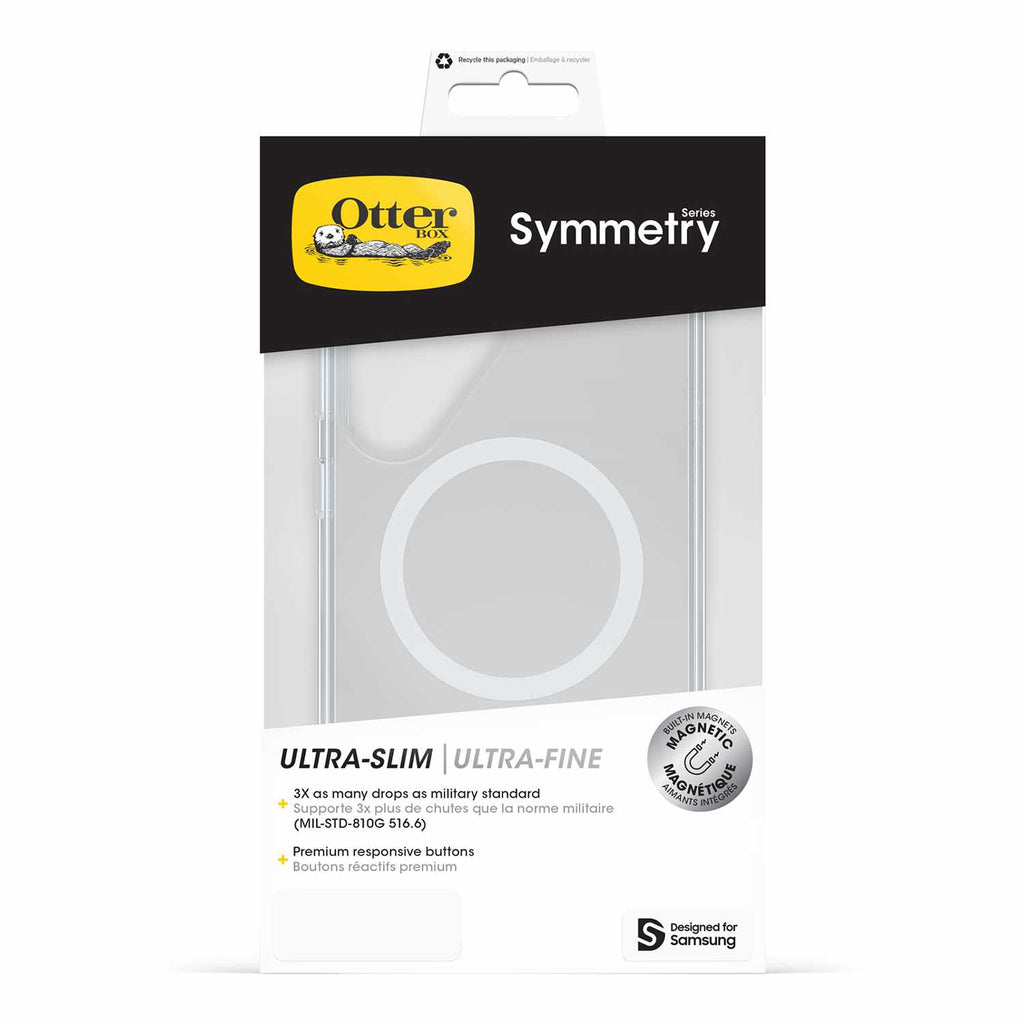 OtterBox Symmetry Clear Case w/Magnets Clear with Blue Tint for Samsung Galaxy S25 Ultra