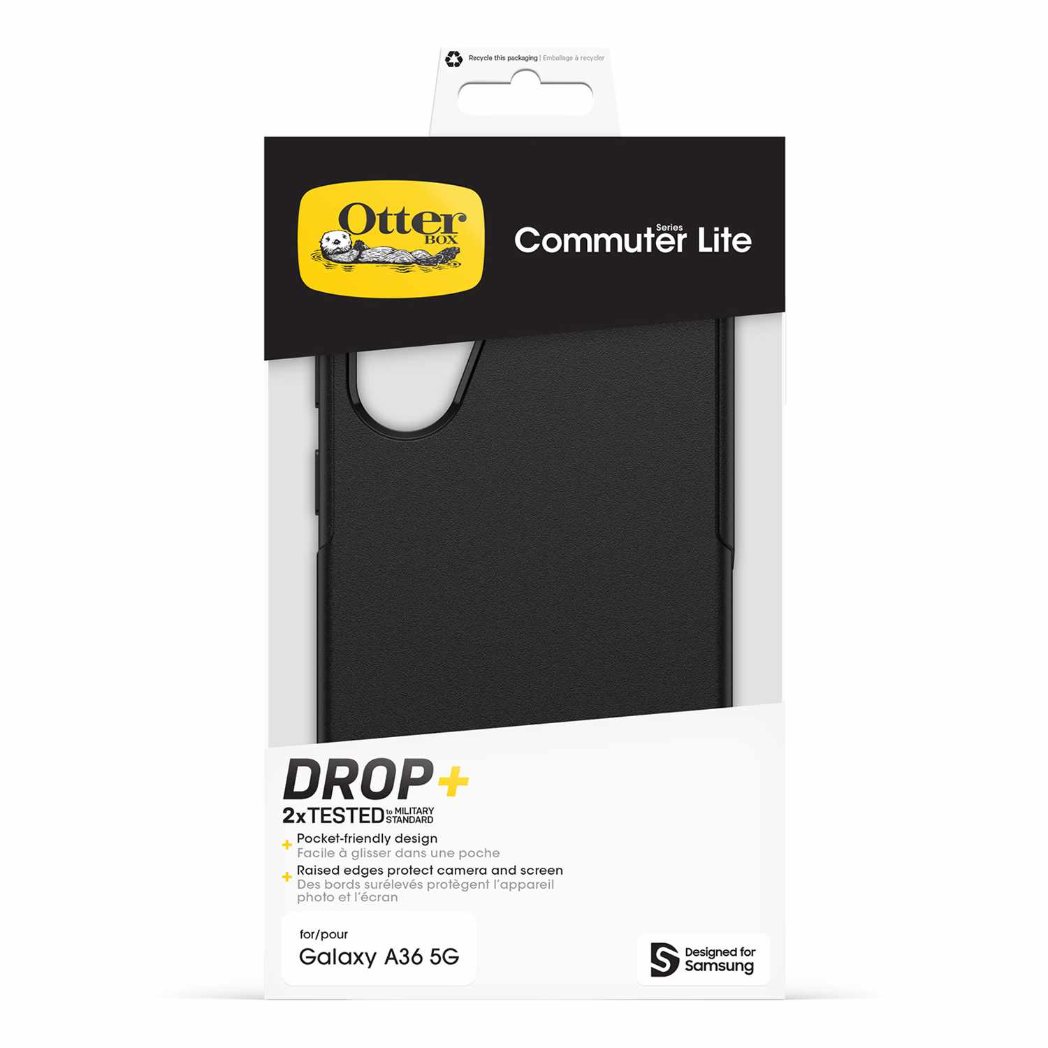 OtterBox Commuter Lite Case Black for Samsung Galaxy A36 5G