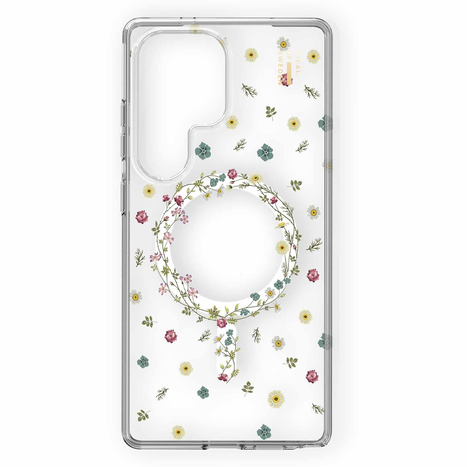 Ideal of Sweden Clear Mid Case w/Magnets Petite Floral for Samsung Galaxy S25 Ultra