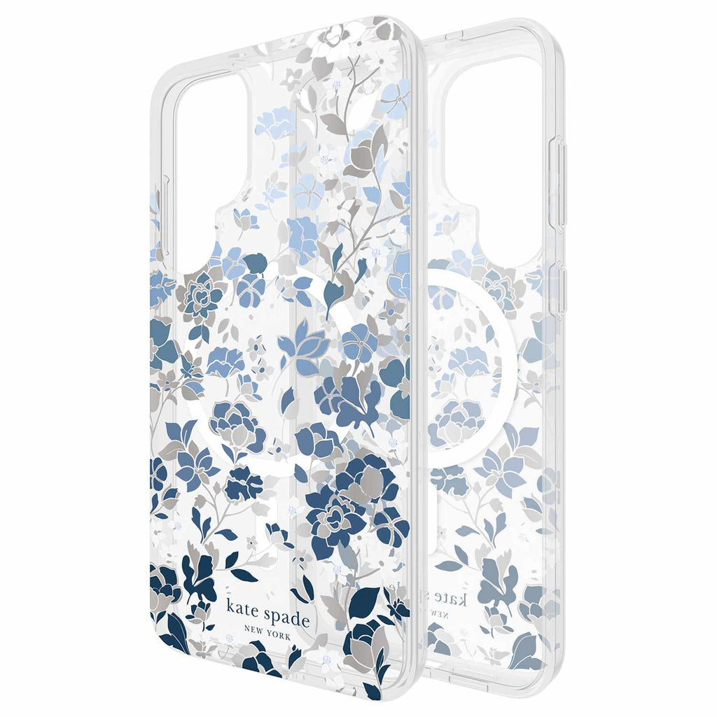 KS055950 Protective MagSafe Case Galaxy S25+ Flowerbed Blue with Gems
