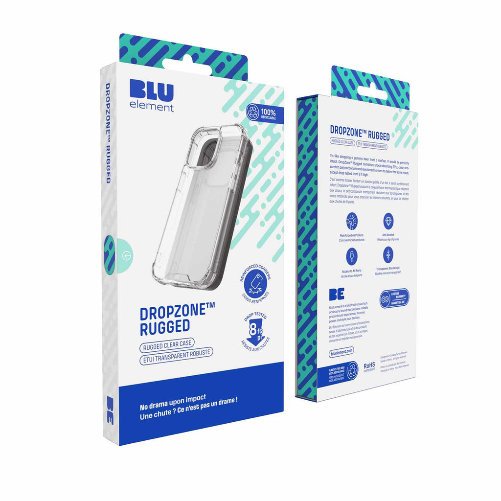 Blu Element Dropzone Rugged Case Clear for Google Pixel 9a