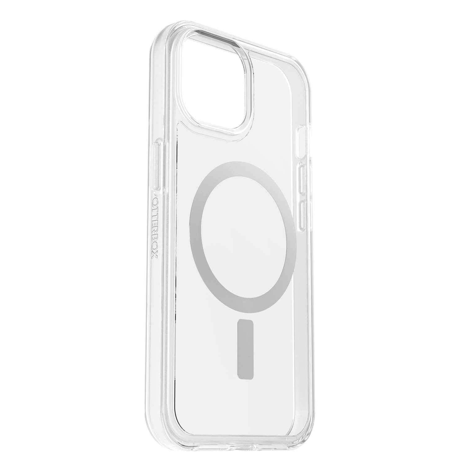 OtterBox Symmetry Clear MagSafe Case Clear with Blue Tint for iPhone 16e/15/14/13 in Bulk Packaging